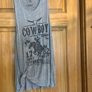 Womens western tank